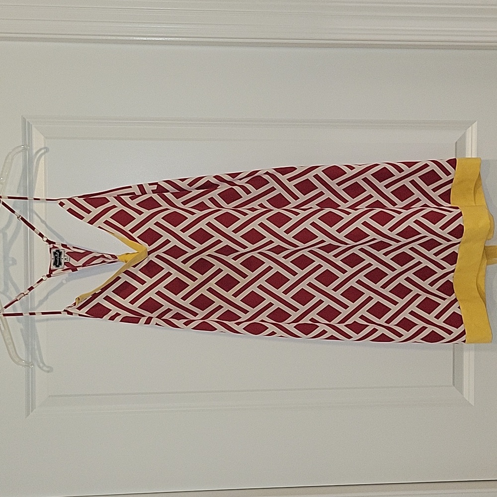 Mud Pie Women's Garnet and Gold Sundress - Picture 3 of 9